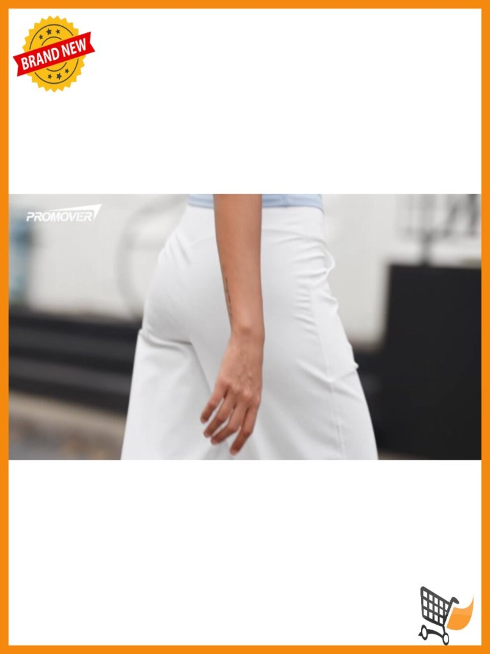 Wide Leg Yoga Pants with Pockets High Waist Stretch Activewear - Picture 6 of 6
